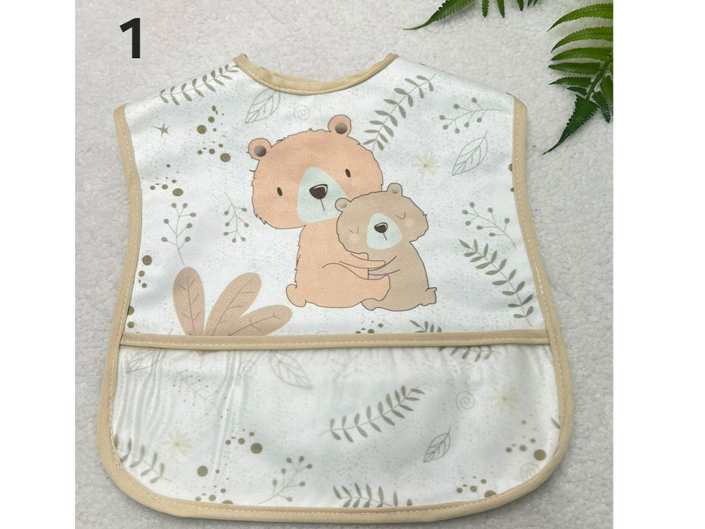 پیشبند نوزادی  کاسه ای طرحدار سایز بزرگ دولانو dolano