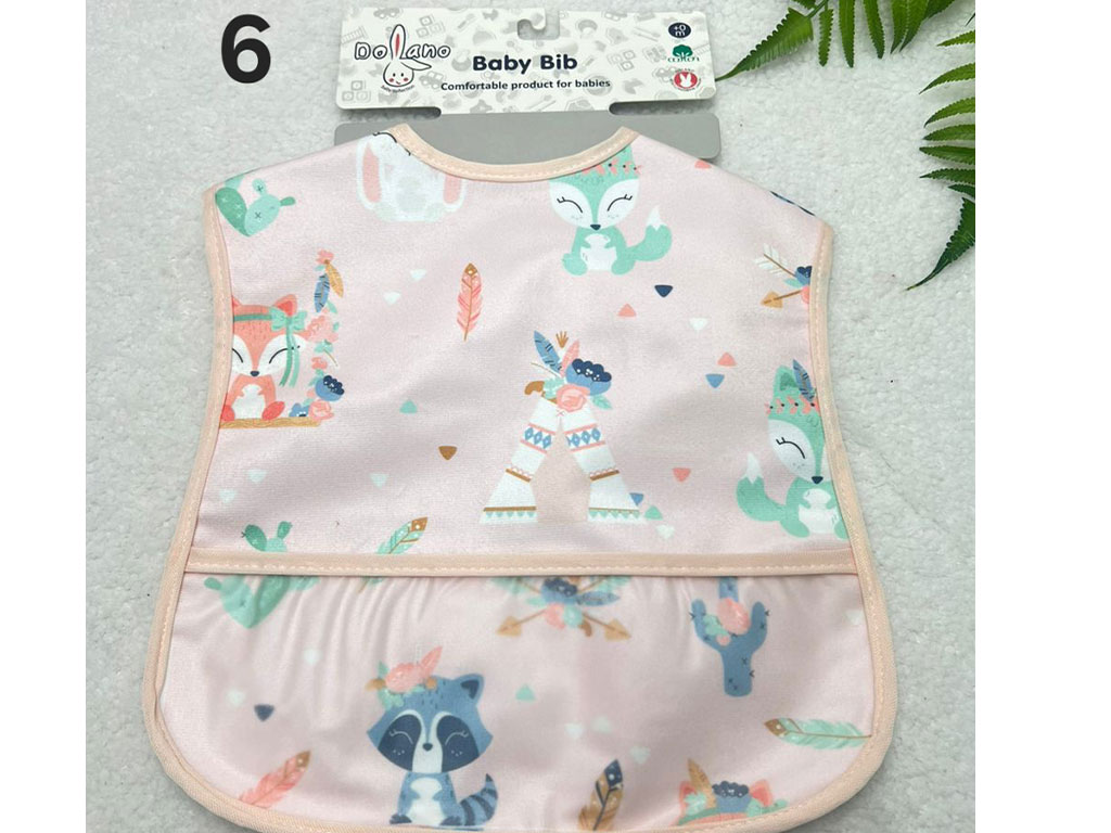 پیشبند نوزادی  کاسه ای طرحدار سایز بزرگ دولانو dolano