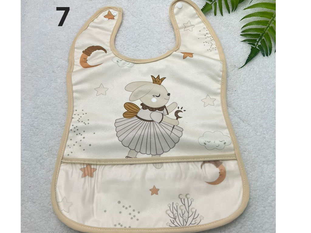 پیشبند نوزادی  کاسه ای طرحدار سایز بزرگ دولانو dolano