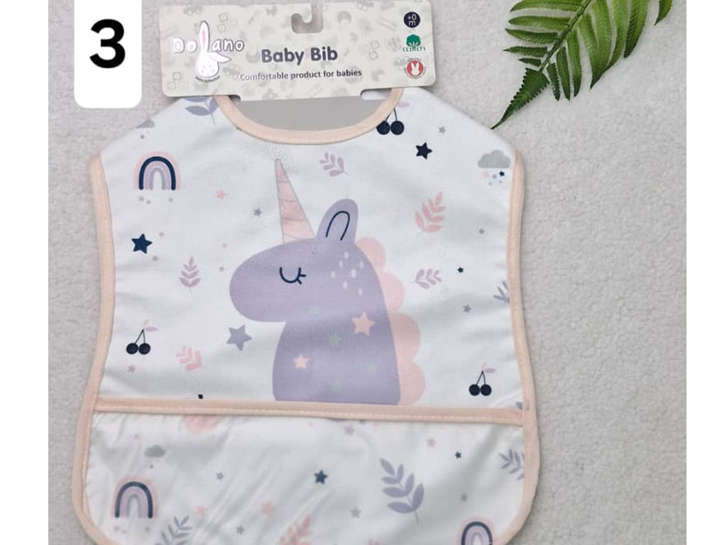 پیشبند نوزادی  کاسه ای طرحدار سایز بزرگ دولانو dolano