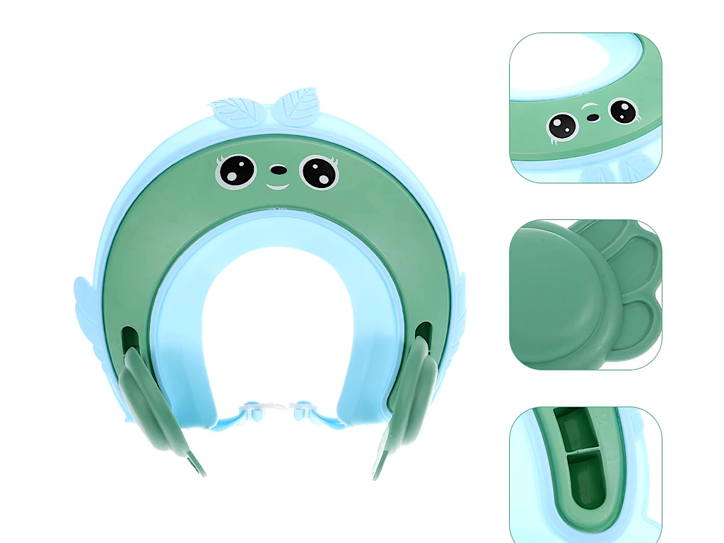 کلاه محافظ حمام نوزاد و کودک سیلیکونی طرح دار لاندری بیبی Londory Baby