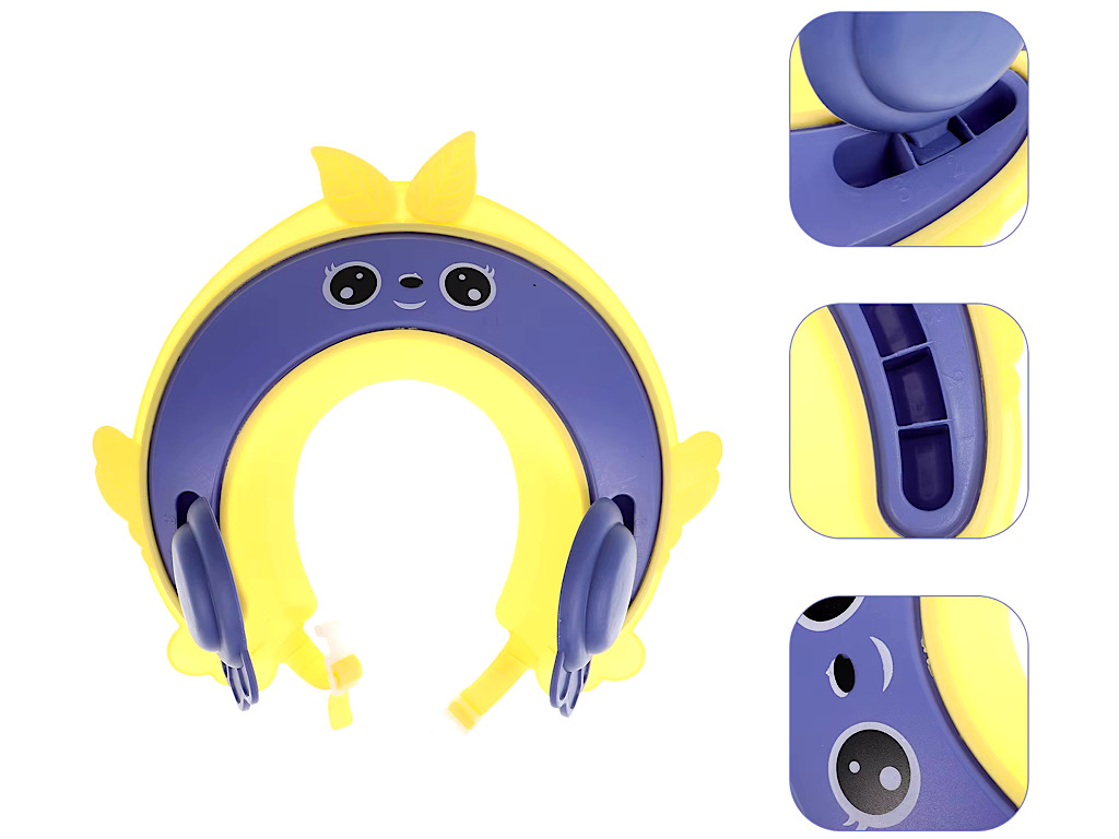 کلاه محافظ حمام نوزاد و کودک سیلیکونی طرح دار لاندری بیبی Londory Baby