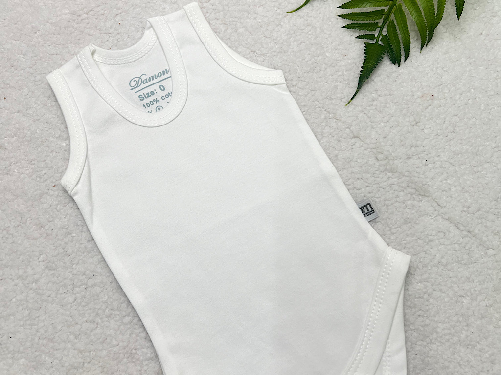 بادی رکابی نوزادی شیری رنگ دامون Damon