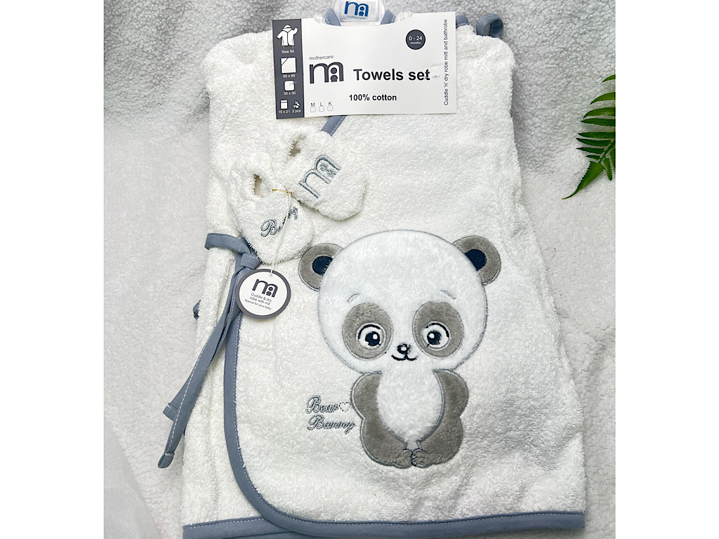ست حوله 5 تکه پاندا نوزادی مادرکر  mothercare