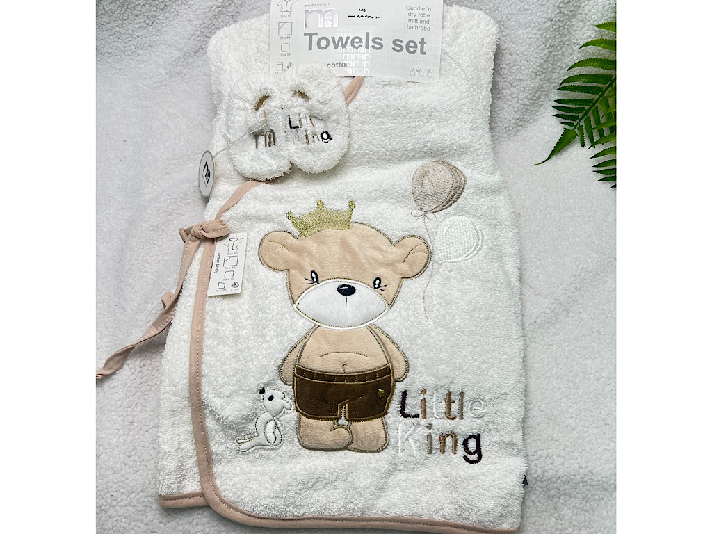 ست حوله 5 تکه تدی نوزادی مادرکر  mothercare