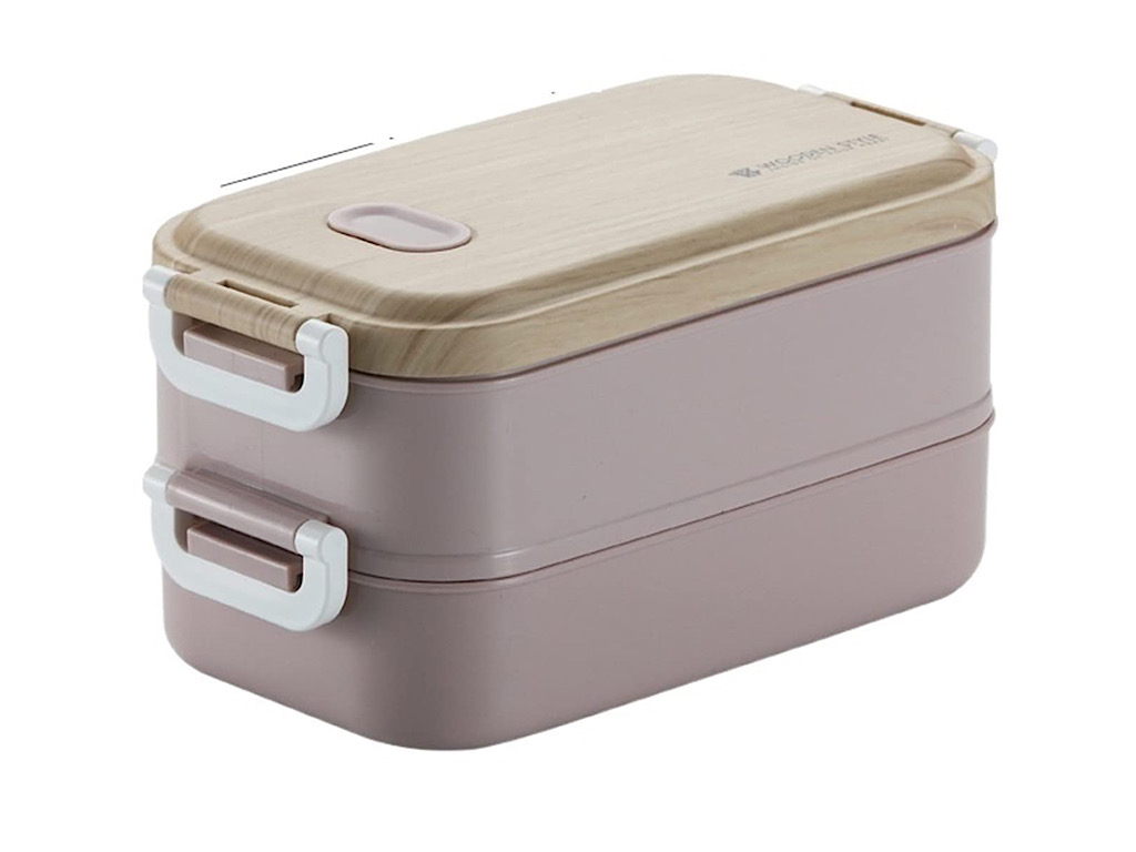 ظرف غذا داخل استیل دو طبقه