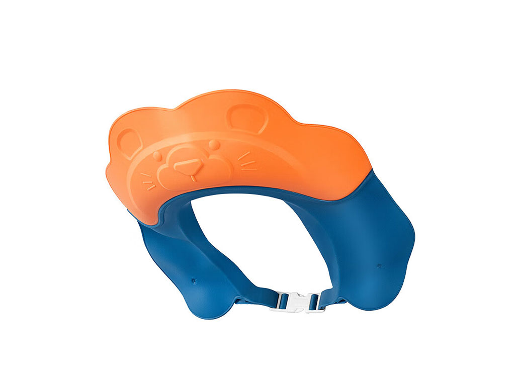 کلاه محافظ حمام نوزاد و کودک سیلیکونی طرح شیر