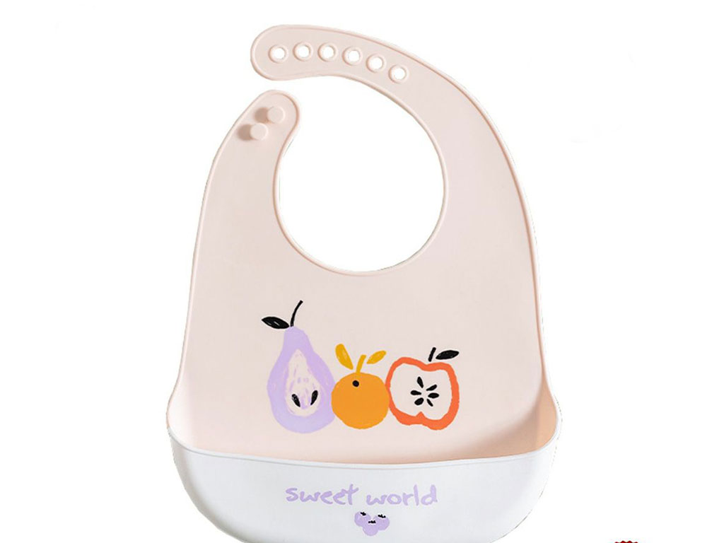 پیشبند کاسه ای سیلیکونی نوزادی طرح دار