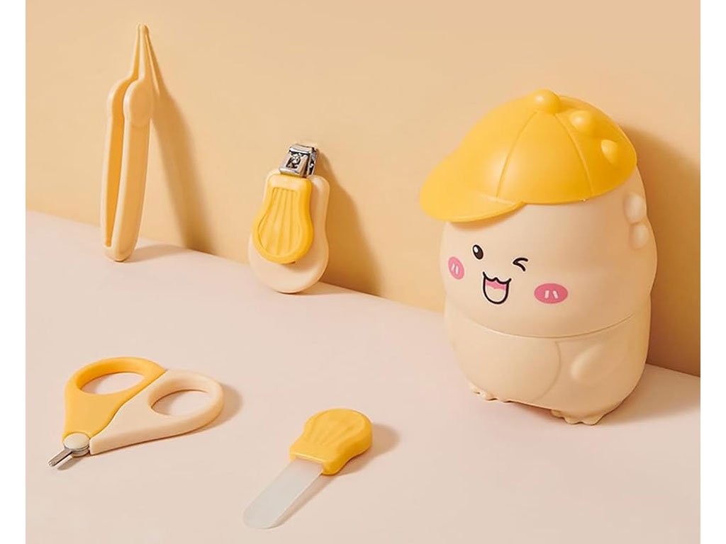 ست مانیکور و ناخنگیر کودک طرح دایناسور کلاه دار