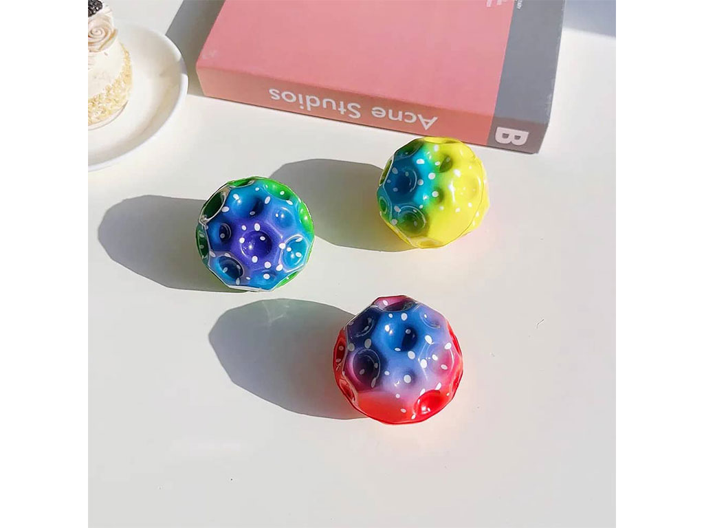 توپ اسفنجی فشرده مدل گرافیکی طرح کهکشان