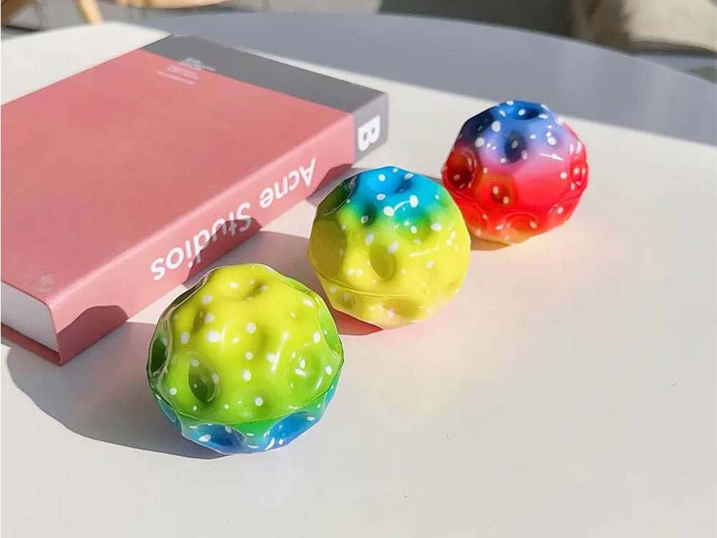 توپ اسفنجی فشرده مدل گرافیکی طرح کهکشان