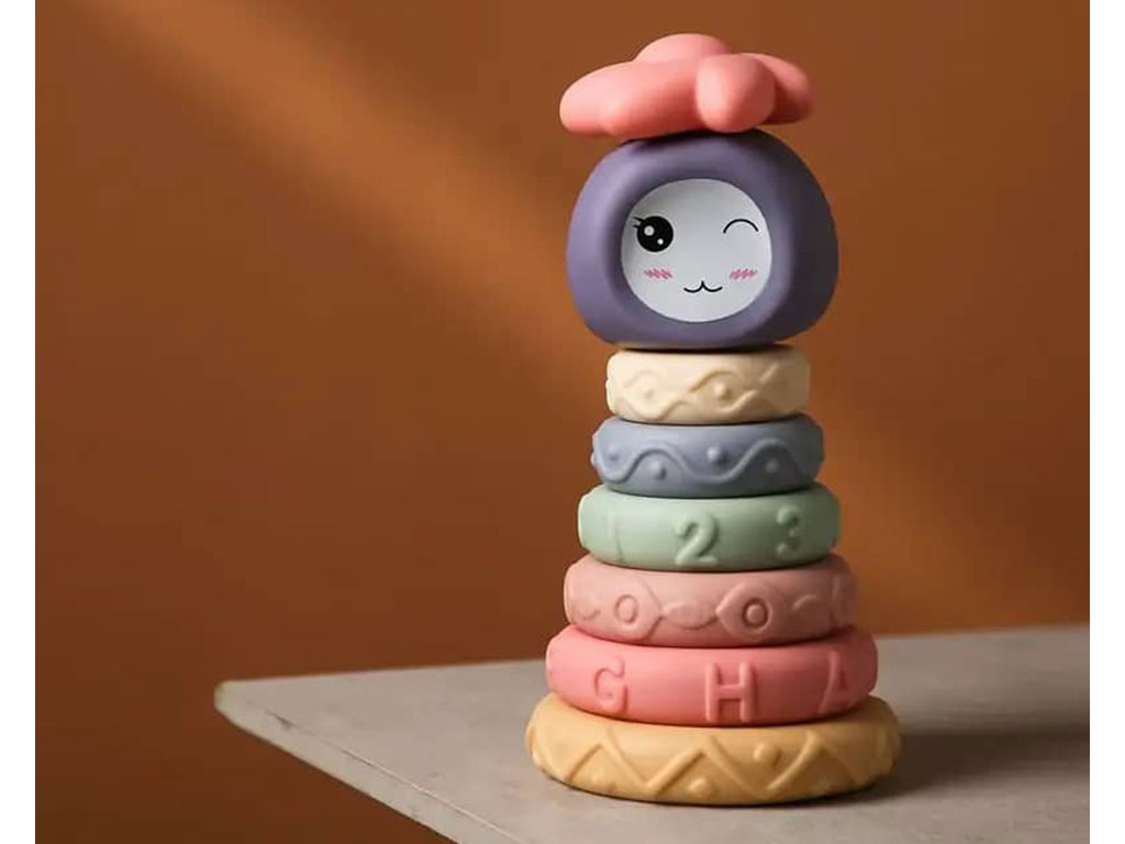 برج هوش حسی نرم مدل سیلیکونی اسباب بازی