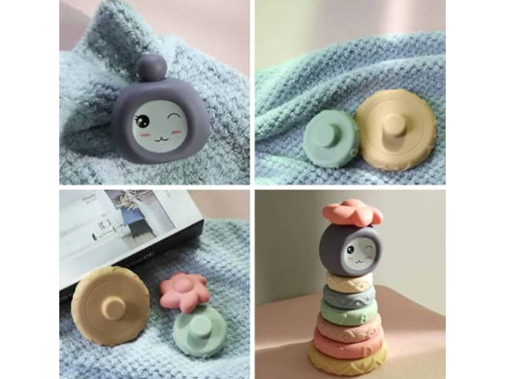 برج هوش حسی نرم مدل سیلیکونی اسباب بازی