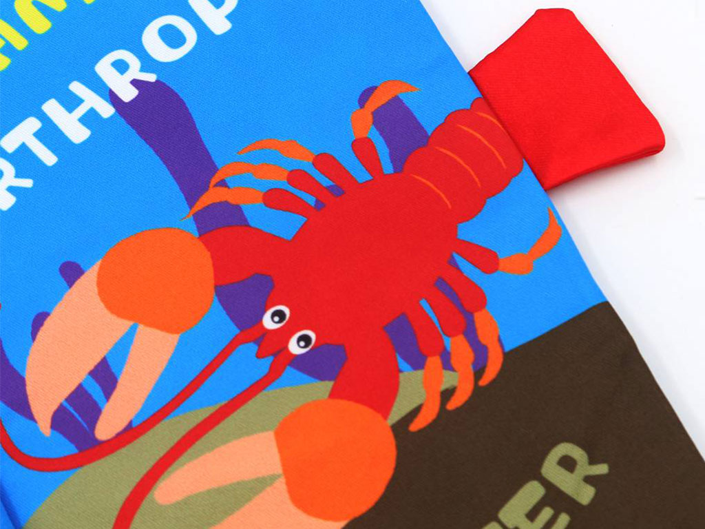 کتاب پارچه ای دم دار نوزادی طرح حیوانات