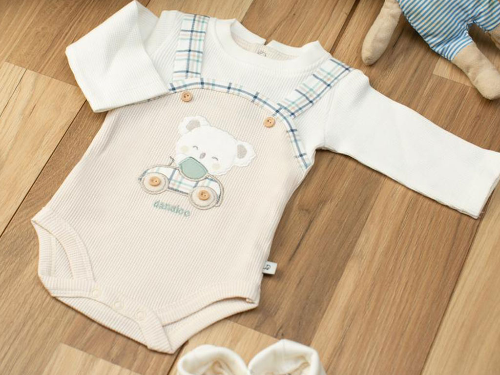 بادی آستین بلند فانتزی  نوزادی طرح koala pino  دانالو Danaloo