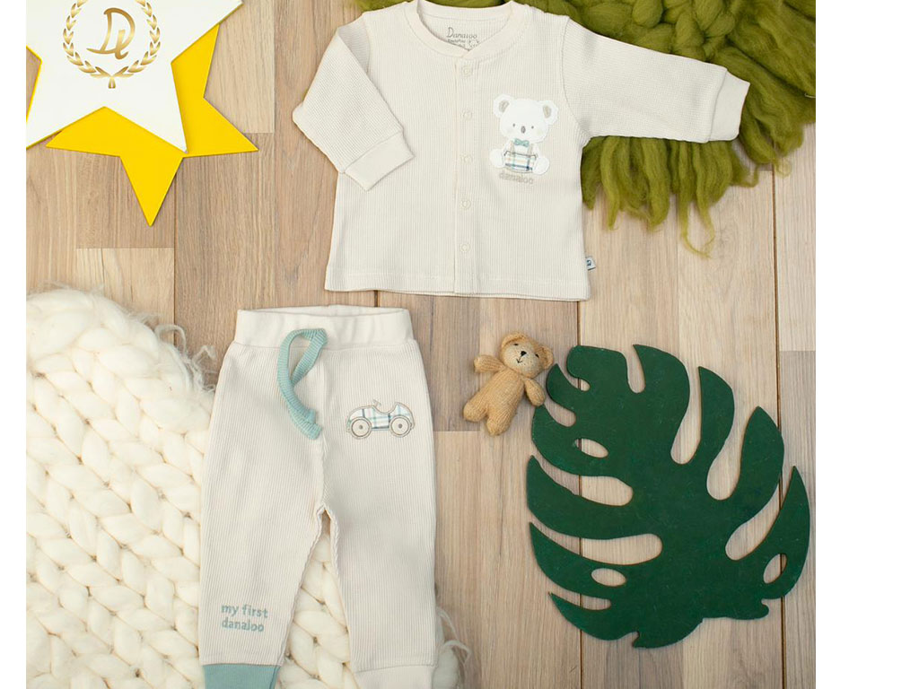 بلوز آستین بلند مانتویی  نوزادی طرح koala pino  دانالو Danaloo