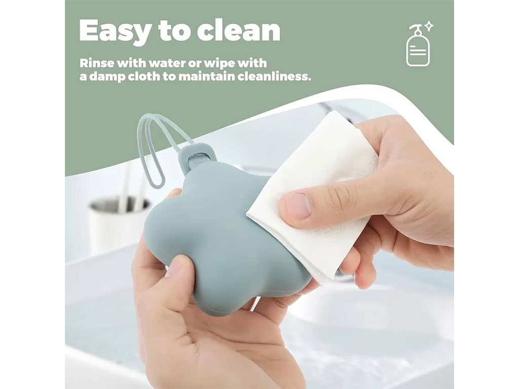 قاب پستانک زیپ دار  تمام سیلیکونی بند دار طرح ستاره