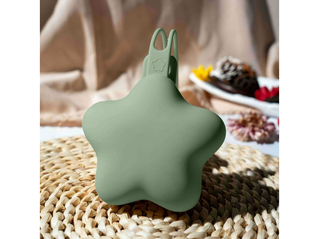 قاب پستانک زیپ دار  تمام سیلیکونی بند دار طرح ستاره