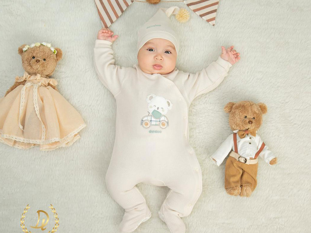 سرهمی نوزادی جورابدار  طرح koala pino  دانالو Danaloo