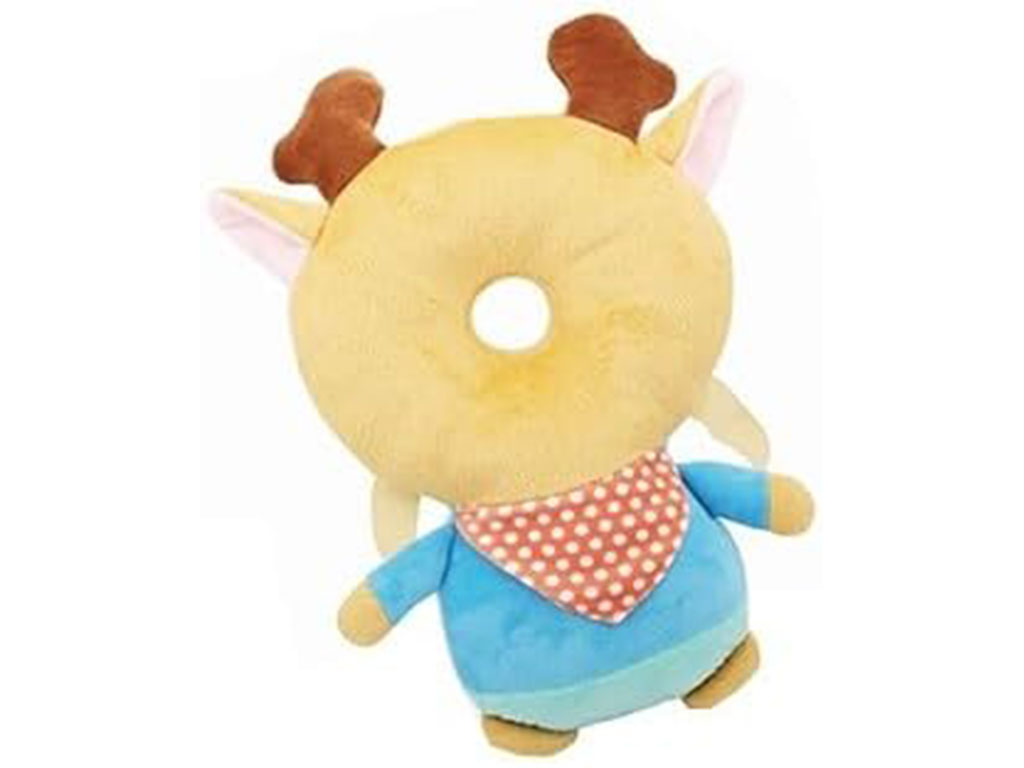 ضربه گیر عروسکی سر نوزاد و کودک مدل کوله پشتی طرح حیوانات