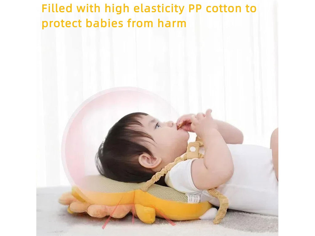 ضربه گیر عروسکی سر نوزاد و کودک مدل کوله پشتی طرح حیوانات