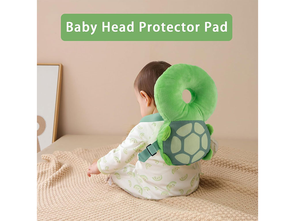 ضربه گیر عروسکی سر نوزاد و کودک مدل کوله پشتی طرح حیوانات