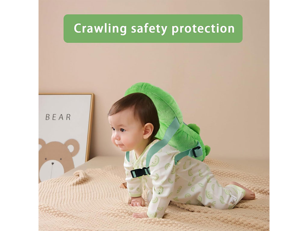 ضربه گیر عروسکی سر نوزاد و کودک مدل کوله پشتی طرح حیوانات