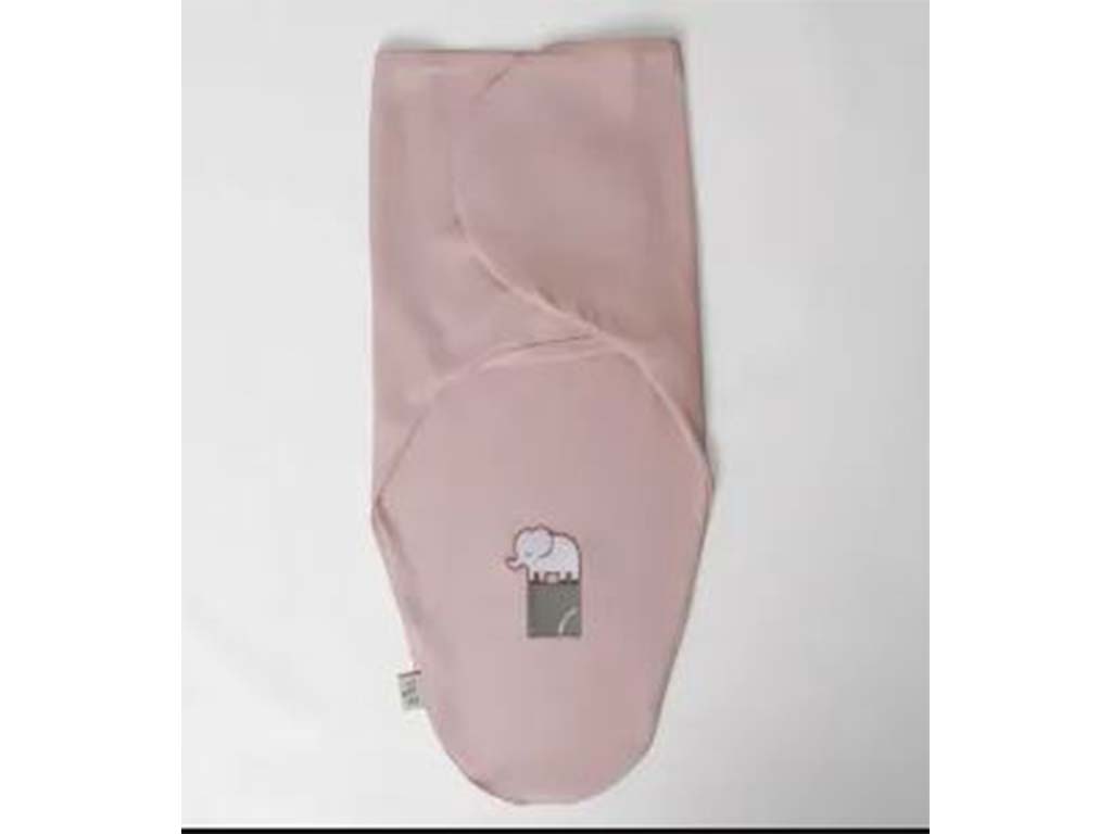 قنداق چسبی پنبه ای طرح فیل نسکافه ای روشن الا ELA