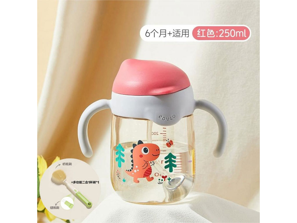 لیوان نی دار دارای دسته  حجم 250 میل rovco