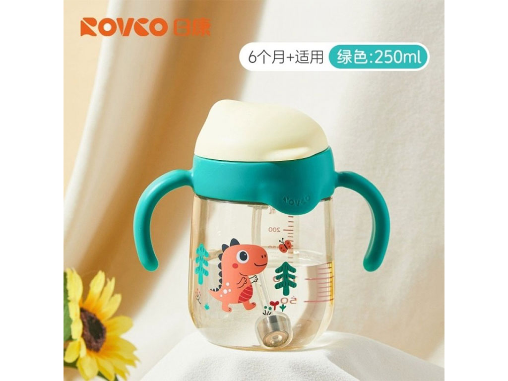 لیوان نی دار دارای دسته  حجم 250 میل rovco