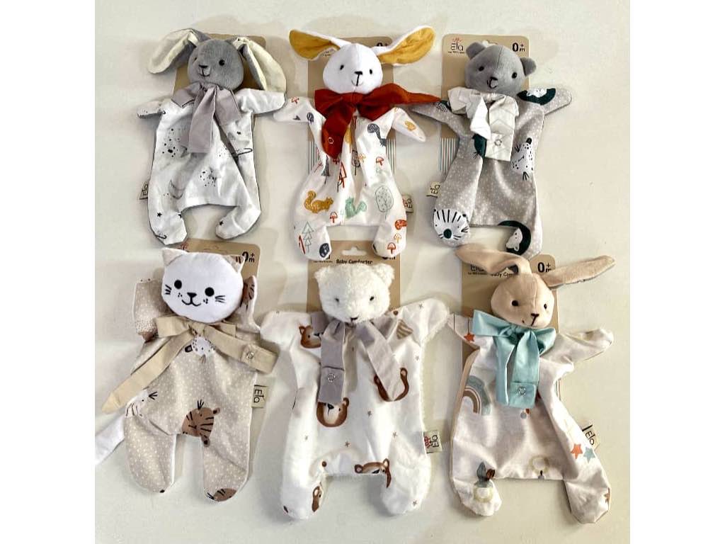 عروسک خواب کامفورت خرگوش  و گربه و تدی الا ELA