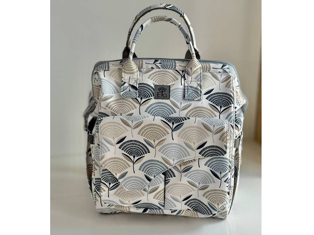 کوله پشتی طرح افرا طرح قاصدک آبی الا  ELA