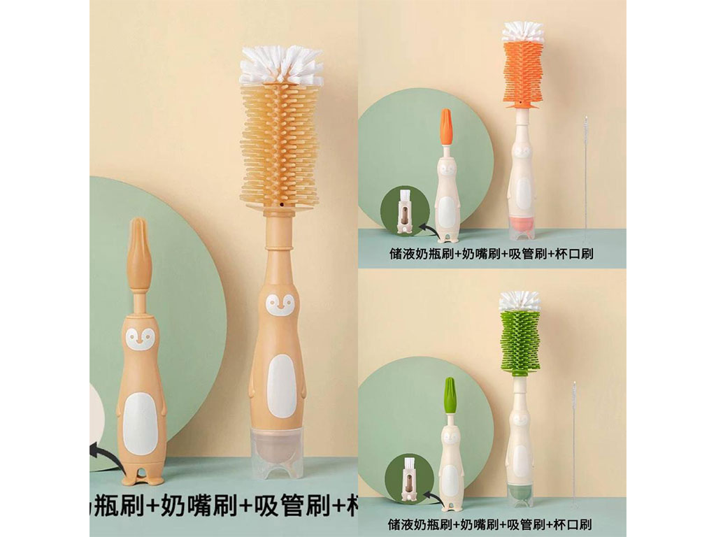 شیشه شور سیلیکونی سه تکه طرح پنگوئن