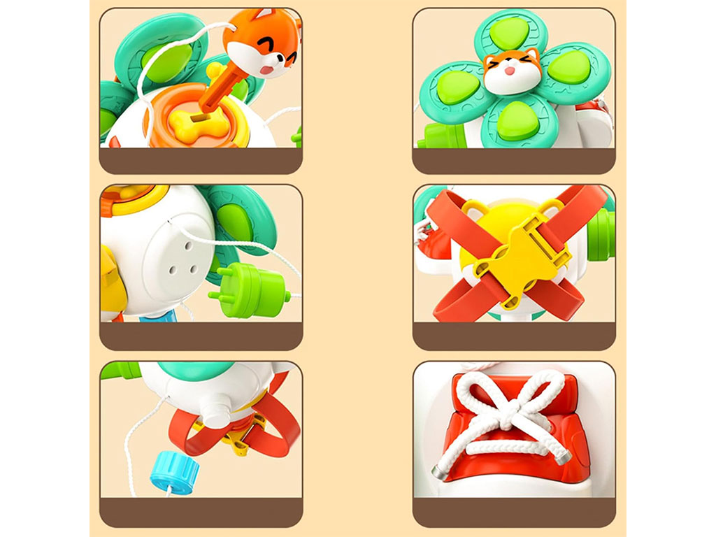 بیزی بال یا بیزی کیوب مدل روباه 6 در 1 اسباب بازی