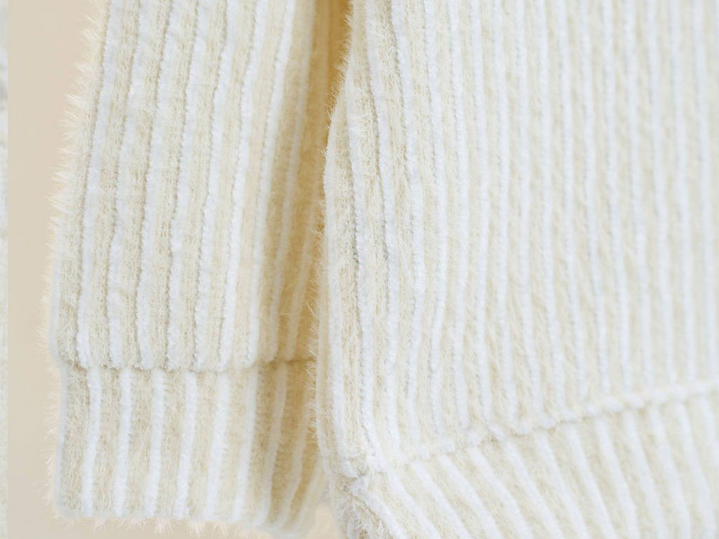 بلوز  موهر میله ای دخترانه نباتی رنگ بشیر