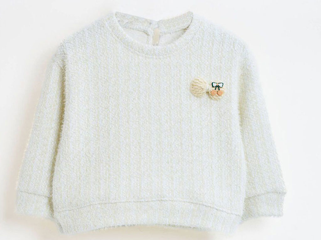 بلوز  موهر دخترانه نباتی رنگ بشیر