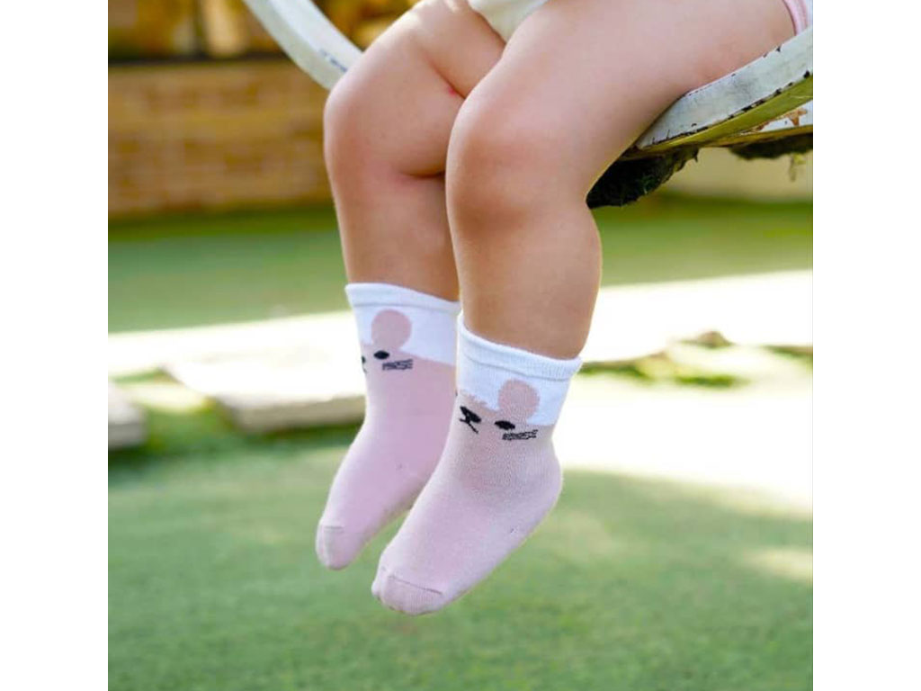 جوراب ساق دار طرح دار فانتزی 6-0 ماه