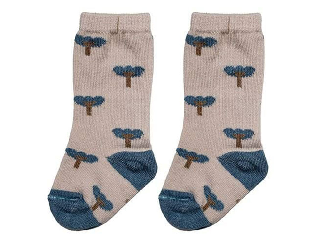 جوراب ساق دار طرح دار فانتزی 12-6 ماه