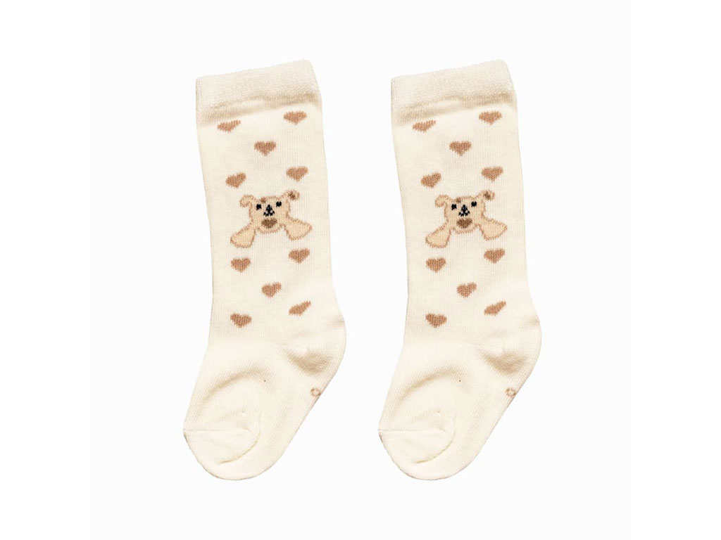 جوراب ساق دار طرح دار فانتزی 18-12 ماه