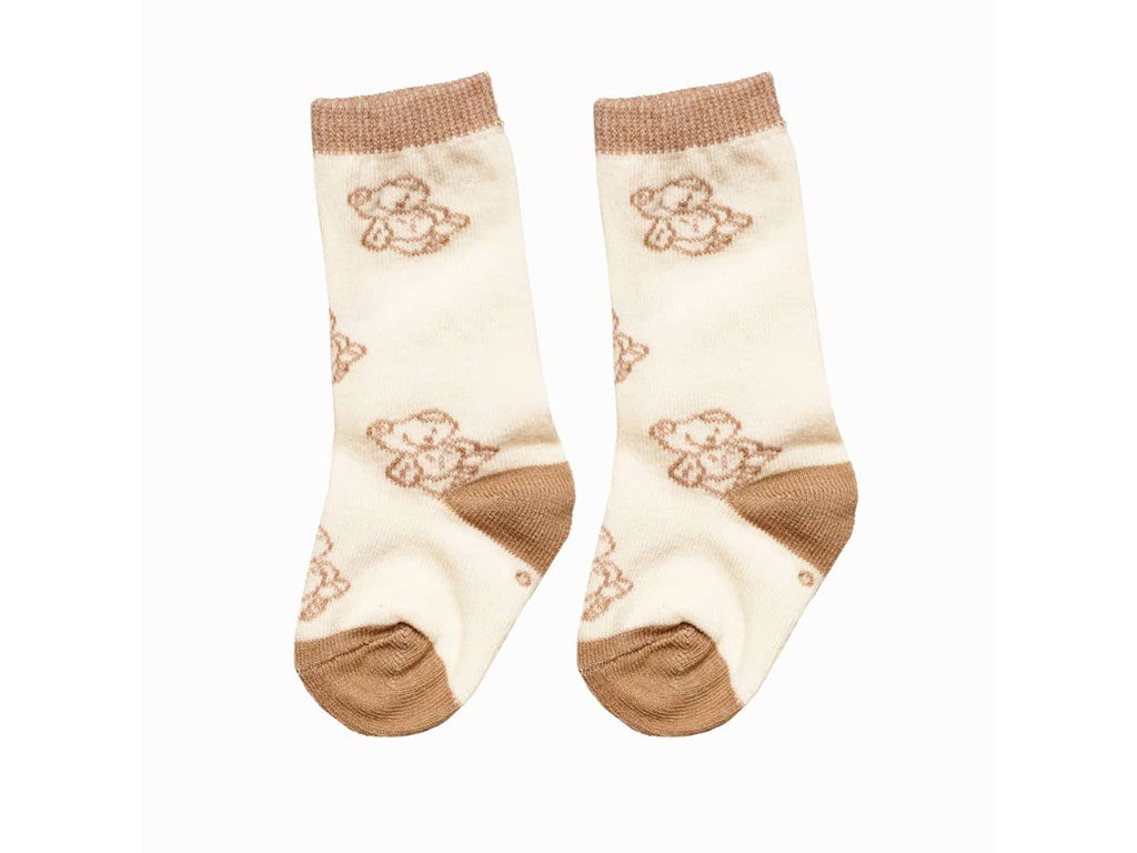 جوراب ساق دار طرح دار فانتزی 18-12 ماه