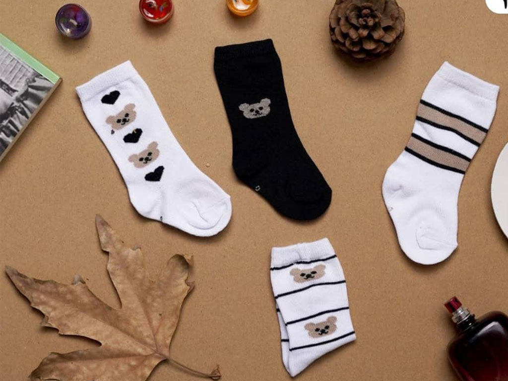 جوراب ساق دار طرح دار فانتزی 24-18 ماه