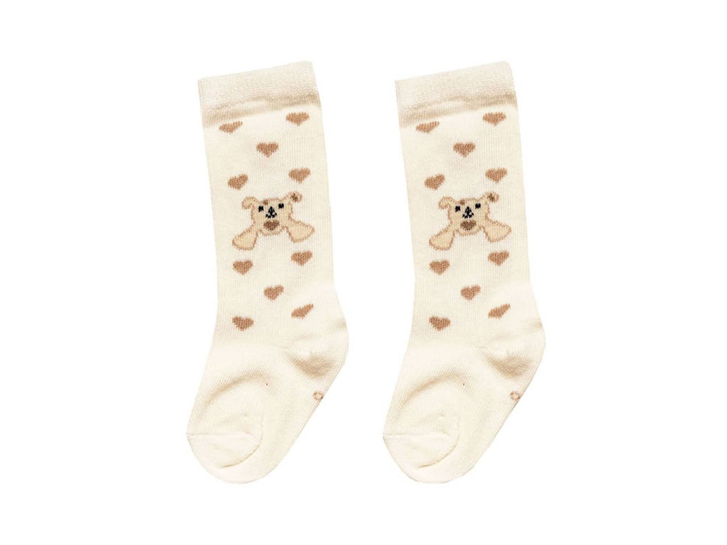 جوراب ساق دار طرح دار فانتزی 24-18 ماه