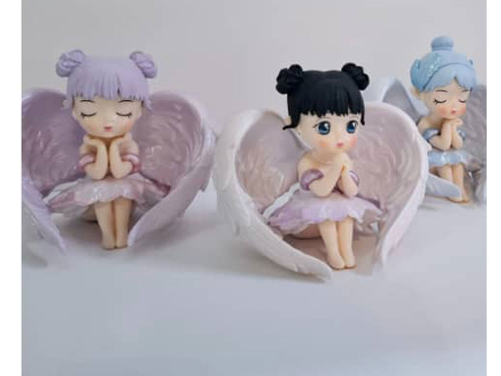 فیگور فرشته های مهربان نشسته (تکی)