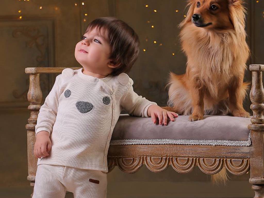 بلوز مانتویی نوزادی طرح PUPPY دانالو Danaloo