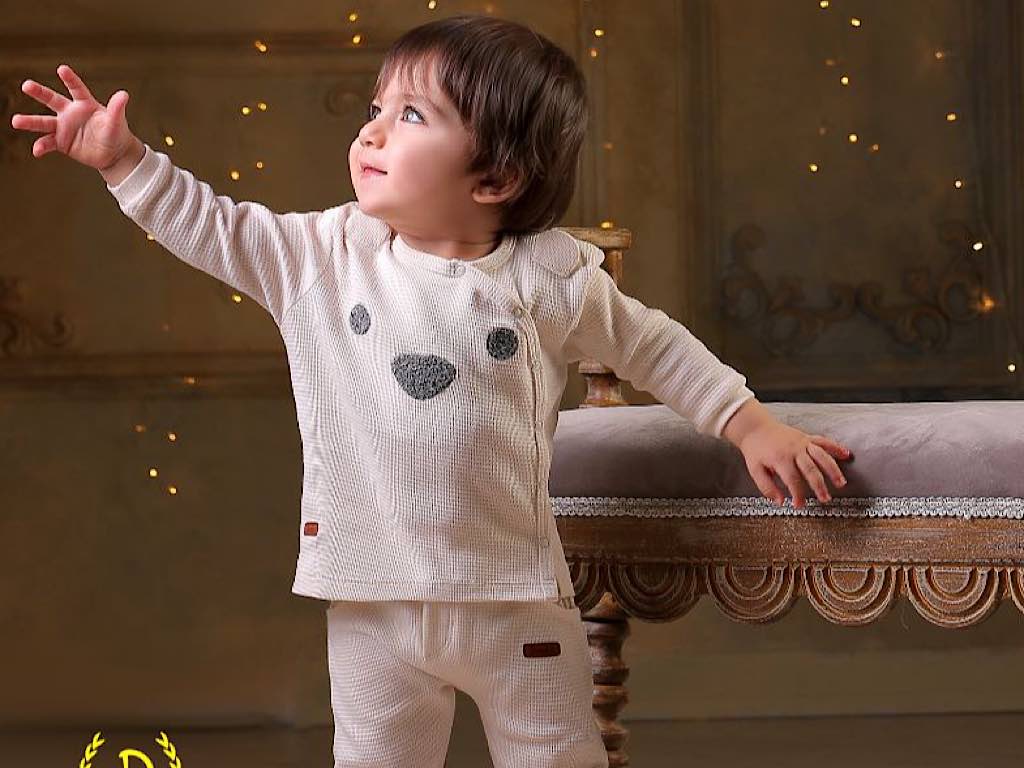 بلوز مانتویی نوزادی طرح PUPPY دانالو Danaloo