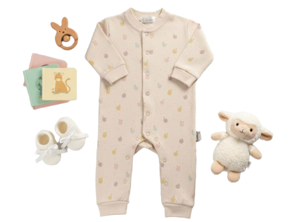 سرهمی نوزادی دخترانه طرح سیب دانالو danaloo