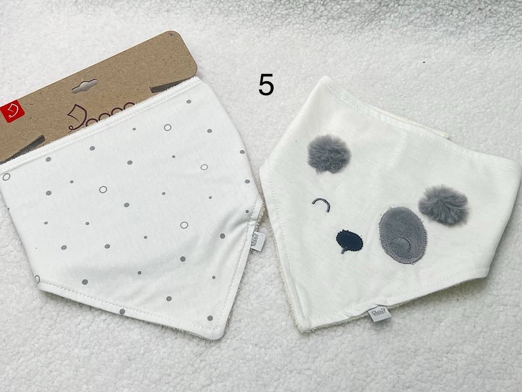 پیشبند دستمال گردنی دو عددی  حوله ای پاپو papo