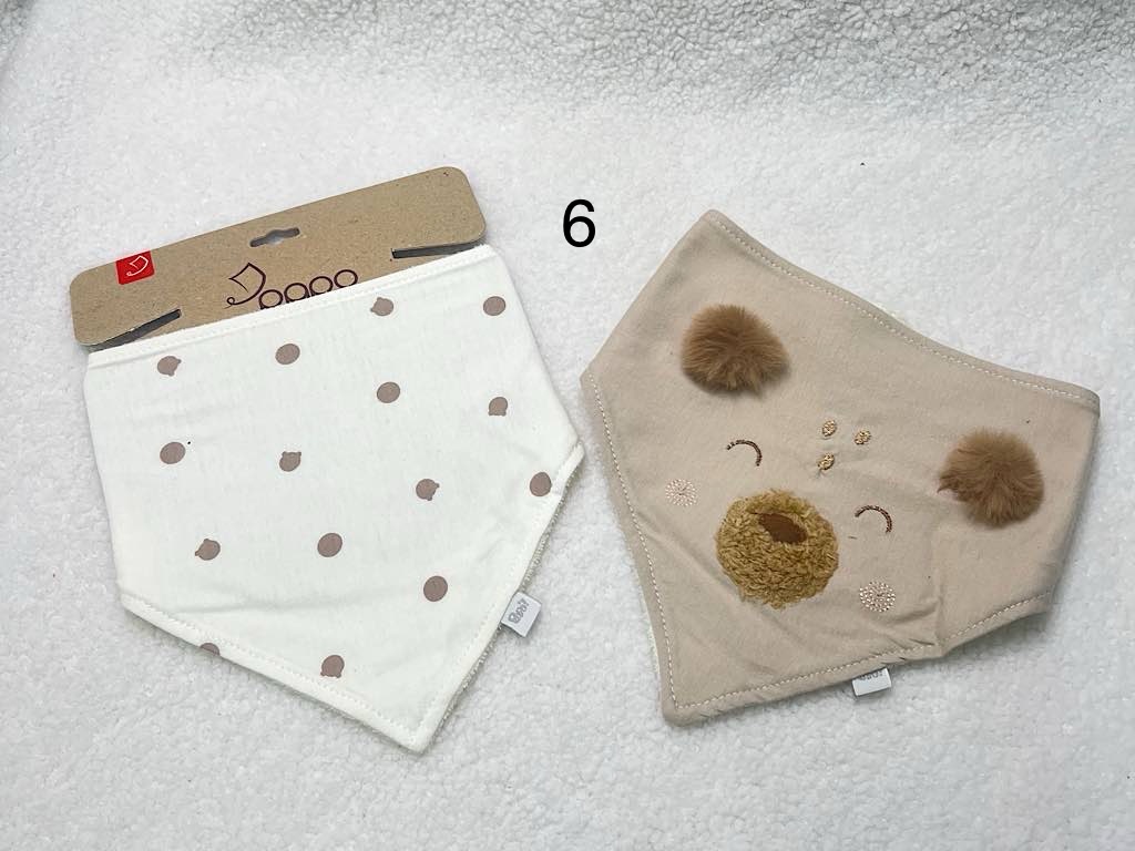 پیشبند دستمال گردنی دو عددی  حوله ای پاپو papo