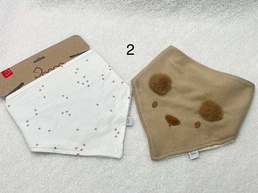 پیشبند دستمال گردنی دو عددی  حوله ای پاپو papo