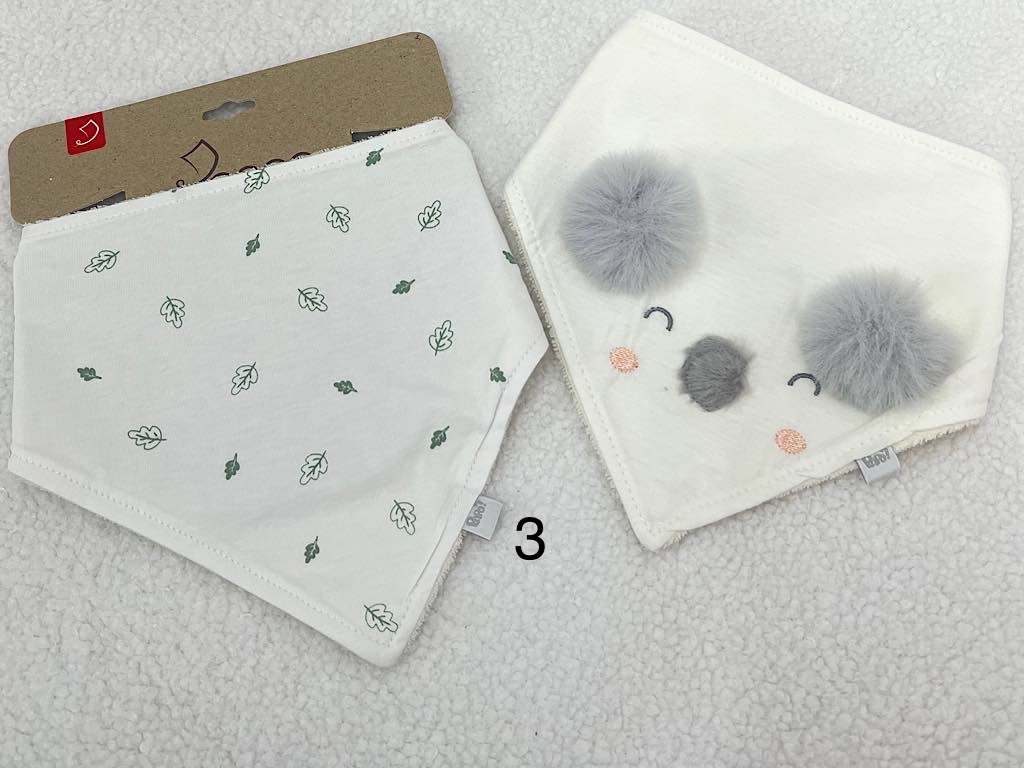 پیشبند دستمال گردنی دو عددی  حوله ای پاپو papo